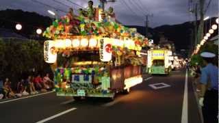 ８月３日　湯河原花火大会　やっさ花車パレード