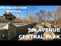 NEW YORK CITY Walking Tour (4K) 5th AVENUE - CENTRAL PARK (Short Video)