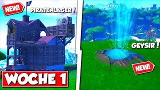 besuche alle piratenlager in fortnite nutze einen geysir in fortnite - fortnite piratenlager