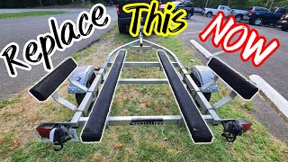 STOP! Watch This To See Why You NEED to Replace Your Trailer Bunk Carpet