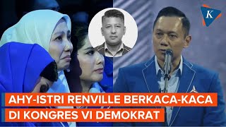 Momen AHY Kenang Renville Antonio di Kongres Demokrat