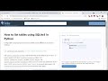 Import Data SQLite