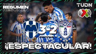 Resumen y goles | Monterrey 3-2 Pachuca | CL2024 - Liga Mx J6 | TUDN