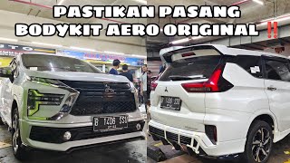 UPGRADE MITSUBISHI XPANDER ULTIMATE 2022 PUTIH | PASANG PAKET BODYKIT & SPOILER AERO ORIGINAL