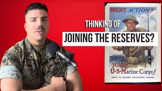 What do Marine reservists do on the day to day?