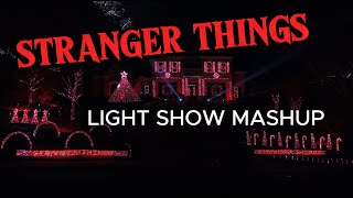 Stranger Things Light Show Mashup | Epic 4k Holiday Spectacular
