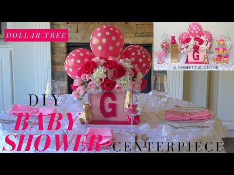 DIY GIRL BABY SHOWER IDEAS | DOLLAR TREE BABY SHOWER CENTERPIECE | BABY SHOWER CANDY BUFFET IDEAS DIY GIRL BABY SHOWER IDEAS | DOLLAR TREE BABY SHOWER CENTERPIECE | BABY SHOWER CANDY BUFFET IDEAS