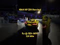 1064 horsepower chevrolet corvette zr1 revving