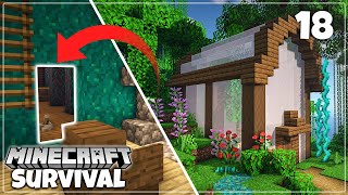 Secret Tunnel & Greenhouse Farms - Minecraft 1.16 Survival Let's Play
