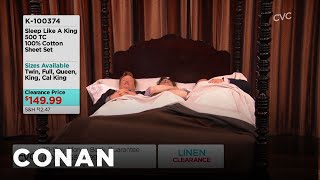 Larry King, Conan & Andy Share A Bed | CONAN on TBS