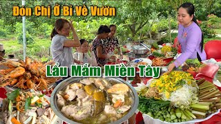 Đón Chị Hà Ở Bỉ Về Vườn Thưởng Thức Lẩu Mắm Miền Tây Bữa Tiệc Đầu Tiên Trong Chòi Mới / Tập 122
