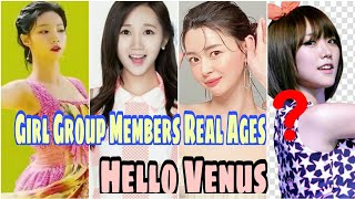 Hello Venus Members Real Ages - Alice, Yoo Young, Yoonjo, Lime