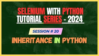 20. Inheritance in Python | Python Tutorial for Beginners