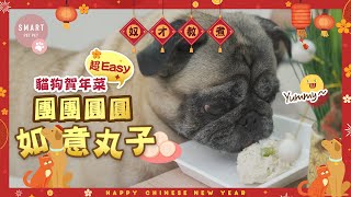 【奴才教煮🍲】超Easy! 狗貓賀年菜「團團圓圓如意丸子🍡」