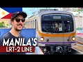 I Tried Manila’s Trains Philippines 🇵🇭 LRT-2 (2022)