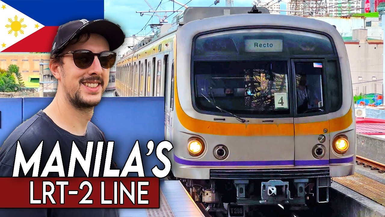 I Tried Manila’s Trains Philippines 🇵🇭 LRT-2 (2022) - YouTube