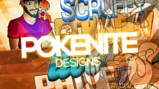 PokeNite Designs™ | LivePhives, Samoswine, RK9 \u0026 More Channel Rebrand Designs | Photoshop Speedart