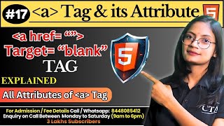 #17 Hyper Link Tag in HTML with Example | How to Create Hyperlink Tag in HTML? | CTA