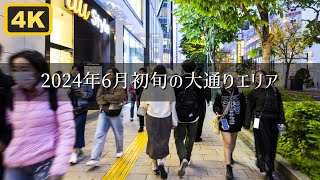 2024年6月初旬の大通りエリア