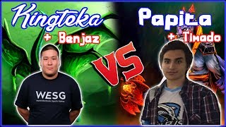 KINGTEKA + BENJAZ  VS PAPITA + TIMADO I HD Dota 2