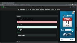 Java Quiz B(Control statements & loops, Methods& Java Arrays)