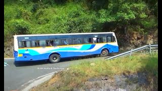 TRUCK vs TNSTC bus  | Chasing TNSTC by Eicher Pro 60 series 12 wheeler in Dhimbam Ghat | mam | cowl