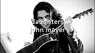 John Mayer Daughters karaoke songs karaoke lyrics