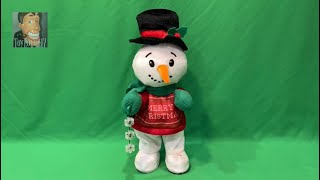 Gemmy 2019 Snowflake Spinning Snowman - “Let It Snow”