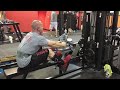 kurt weidner seated cable rows 335 lbs x12 reps