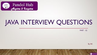 Java Interview Questions Part 02