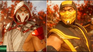 Mortal Kombat 11 - Scorpion Vs Scorpion (Mirror Match) - All Intros Dialogues