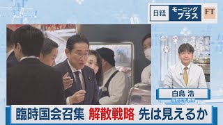 臨時国会あす召集 解散戦略 先は見えるか【日経モープラFT】（2023年10月19日）