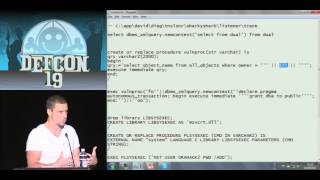 DEF CON 19 - David Litchfield - Hacking and Forensicating an Oracle Database Server