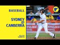 Baseball | Sydney @ Canberra | KO Cup | Game 04