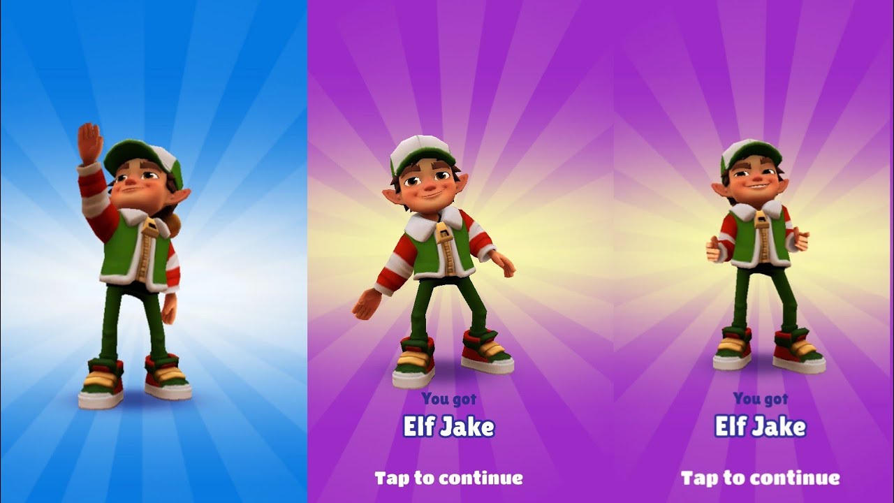 Subway Surfers Unlocking Elf Jake Tier 30 Unlocked Subway Surfers ...