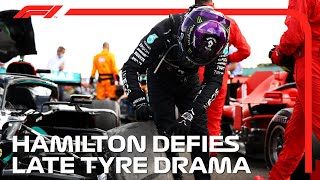 Hamilton Wins Despite Dramatic Late Tyre Issue | 2020 British Grand Prix