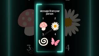 UNSPOKEN MESSAGES FROM YOUR PERSON  #tarot #love #astrology #horoscope @wisemediumsu