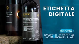 E-Label: come stampare online l'etichetta digitale per i tuoi vini