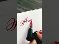 Beautiful handwriting practice #shortsfeed cursive writing with flex nib calligraphy #shorts