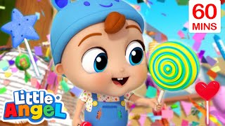 Baby John's YUMMY Lollipop 🍭 | Bingo and Baby John | Little Angel Nursery Rhymes and Kids Songs
