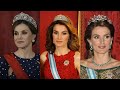 Queen LETIZIA Expensive and Glittering Tiaras Collection