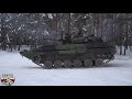 bmp 2 md maneuvering winter combat exercises 2021