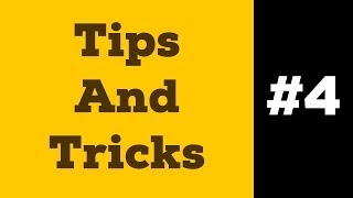 Tips And Tricks #4 | Работа C Направляющими