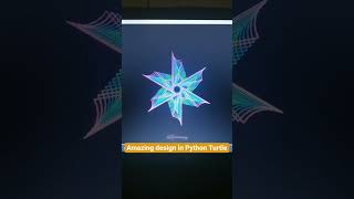 Python Turtle Graphics - 32 | Coding Video | Amazing Python Turtle Design |