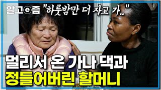 “일어나 밥 먹자, 딸내미~” 엄마처럼 따뜻한 밥상을 차려주는 할머니. 한국인의 정 제대로 느낀 가나 댁 글라디스｜한국기행｜알고e즘