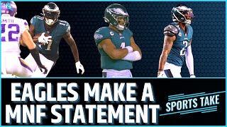 "Statement Game" Eagles Defeat Vikings | Sports Take's Full Reaction | JAKIB Sports