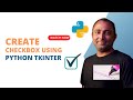 Create Checkbox using Python Tkinter | Checkboxes With TKinter | Python Tutorial