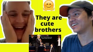 BTS (방탄소년단) — BTS RM and his cute baby Jimin | Namjoon and Jimin moments  |  REACTION VIDEO