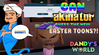 Can AKINATOR Guess The NEW EASTER TOONS?! | Dandy's World