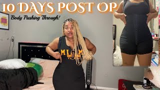 BBL JOURNEY | 10 Days Post Op | Don’t be blind sided | THE PAIN, THE UGLY, THE REAL! #bbl2023 #bbl